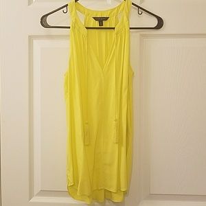 Lemon yellow Banana Republic top